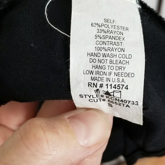 PLEIONE High Low Off White & Black Striped Top - Picture 4 of 5